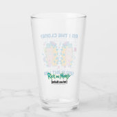 RICK EN MORTY™ | Ben ik de kloon? Glas (Achterkant)