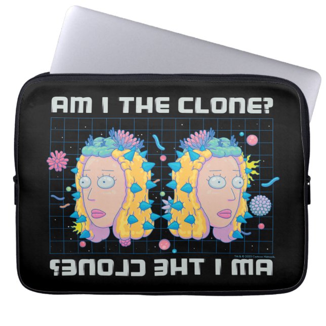 RICK EN MORTY™ | Ben ik de kloon? Laptop Sleeve (Voorkant)