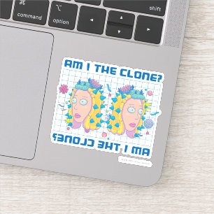 RICK EN MORTY™   Ben ik de kloon? Sticker