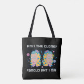 RICK EN MORTY™ | Ben ik de kloon? Tote Bag (Achterkant)