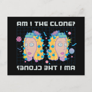 RICK EN MORTY™ Ben ik de kloon? Uitnodiging Briefkaart