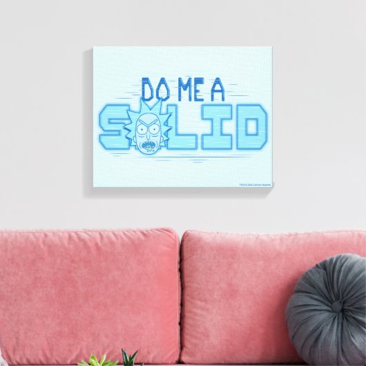 RICK EN MORTY™ | Ben ik een vast Canvas Afdruk (Insitu (Woonkamer))