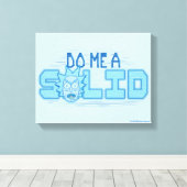 RICK EN MORTY™ | Ben ik een vast Canvas Afdruk (Insitu (Houten vloer))