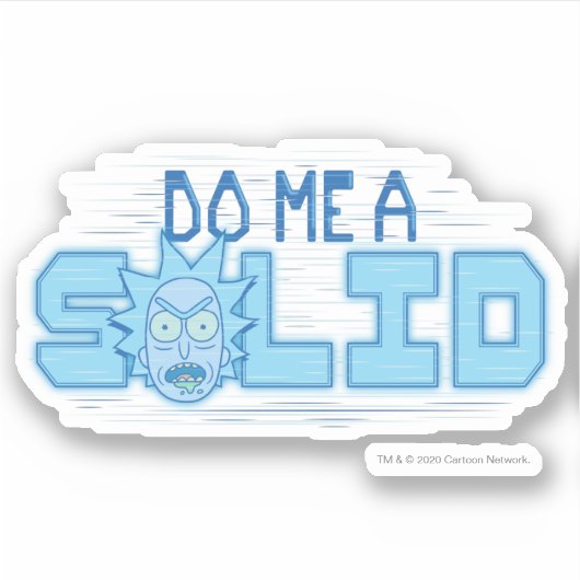 RICK EN MORTY™ | Ben ik een vast Sticker (Voorkant)