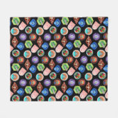 RICK EN MORTY™ | Buitengheidspatroon Fleece Deken (Voorkant (Horizontaal))