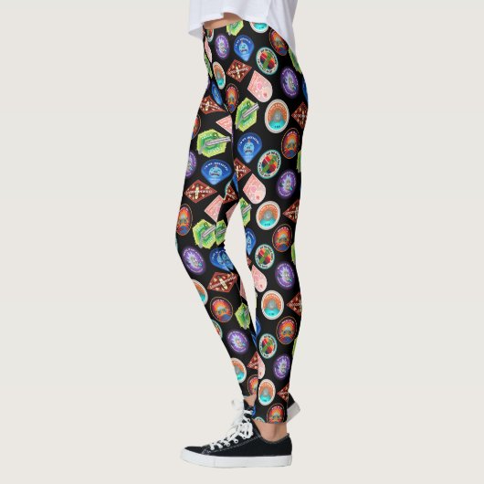 RICK EN MORTY™ | Buitengheidspatroon Leggings (Links)