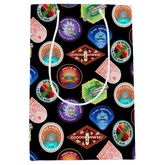 RICK EN MORTY™ | Buitengheidspatroon Medium Cadeauzakje (Voorkant)