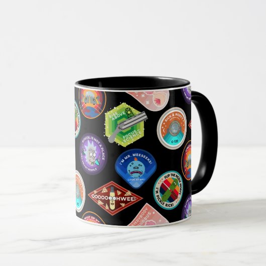 RICK EN MORTY™ | Buitengheidspatroon Mok (Voorkant rechts)