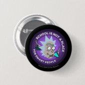 RICK EN MORTY™ | Buitengheidspatroon Ronde Button 5,7 Cm (Voorkant /achterkant)