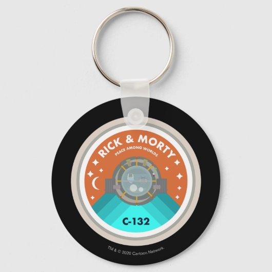 RICK EN MORTY™ | Buitengheidspatroon Sleutelhanger (Voorkant)