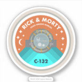 RICK EN MORTY™ | Buitengheidspatroon Sticker (Voorkant)