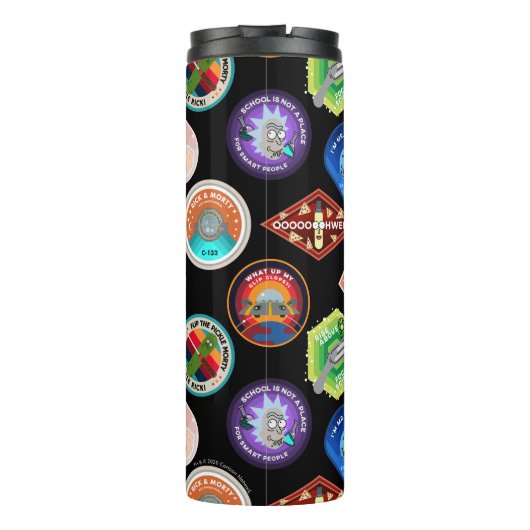 RICK EN MORTY™ | Buitengheidspatroon Thermosbeker (Achterkant)
