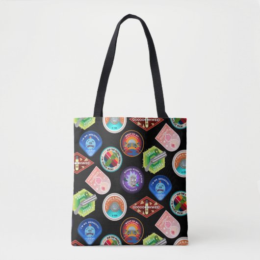 RICK EN MORTY™ | Buitengheidspatroon Tote Bag (Voorkant)