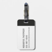 RICK EN MORTY™ | Buitengraten Bagagelabel (Achterkant verticaal)