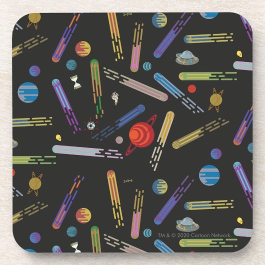 RICK EN MORTY™ | Buitengraten Patroon Bier Onderzetter (Voorkant)