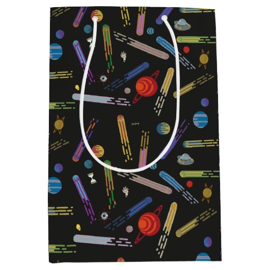 RICK EN MORTY™ | Buitengraten Patroon Medium Cadeauzakje (Voorkant)