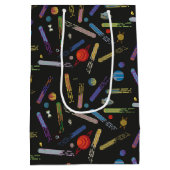 RICK EN MORTY™ | Buitengraten Patroon Medium Cadeauzakje (Achterkant)