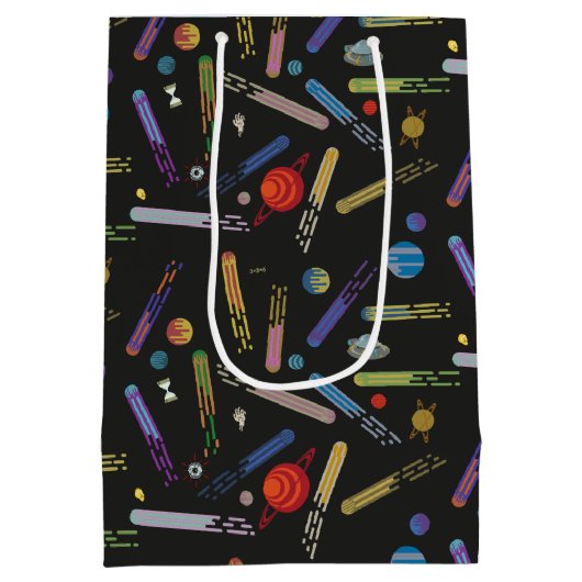 RICK EN MORTY™ | Buitengraten Patroon Medium Cadeauzakje (Achterkant)