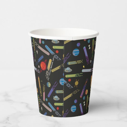 RICK EN MORTY™ | Buitengraten Patroon Papieren Bekers (Rechts)