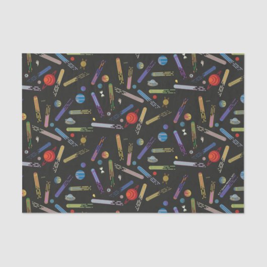 RICK EN MORTY™ | Buitengraten Patroon Tissuepapier (Voorkant)