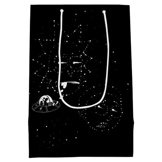 RICK EN MORTY™ | Constellaties Medium Cadeauzakje (Achterkant)
