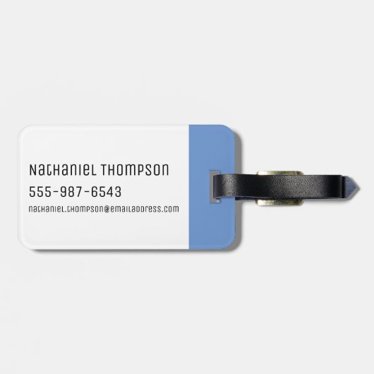 RICK EN MORTY™ | Dat was mijn plan de hele tijd Bagagelabel (Achterkant horizontaal)