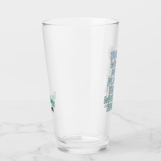 RICK EN MORTY™ | Dat was mijn plan de hele tijd Glas (Rechts)