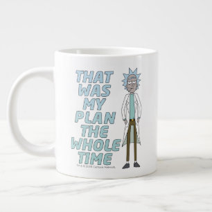 RICK EN MORTY™   Dat was mijn plan de hele tijd Grote Koffiekop