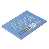 RICK EN MORTY™ | Dat was mijn plan de hele tijd Notitieboek (Linkerzijde)