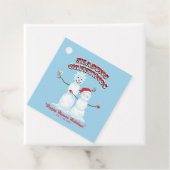 Rick en Morty | De groeten van Snowmen Snowmen Bedankjes Labels (In situ)