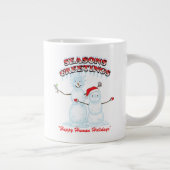 Rick en Morty | De groeten van Snowmen Snowmen Grote Koffiekop (Rechts)