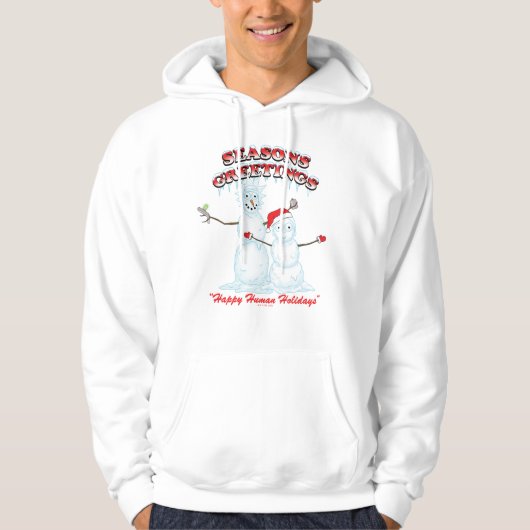 Rick en Morty | De groeten van Snowmen Snowmen Hoodie (Voorkant)