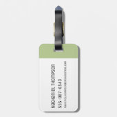 RICK EN MORTY™ | Draai de kaarde om Bagagelabel (Achterkant verticaal)