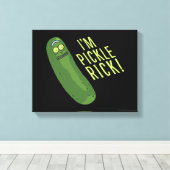 RICK EN MORTY™ | Draai de kaarde om Canvas Afdruk (Insitu (Houten vloer))