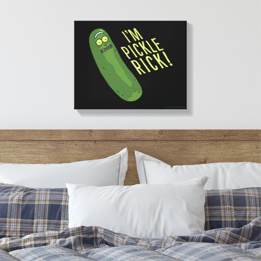 RICK EN MORTY™ | Draai de kaarde om Canvas Afdruk (Insitu (Slaapkamer))