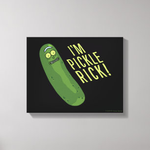 RICK EN MORTY™   Draai de kaarde om Canvas Afdruk
