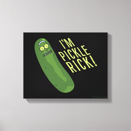 RICK EN MORTY™ | Draai de kaarde om Canvas Afdruk (Voorkant)