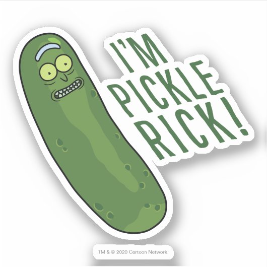 RICK EN MORTY™ | Draai de kaarde om Sticker (Voorkant)