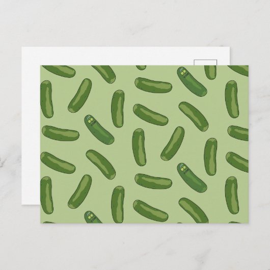 RICK EN MORTY™ | Draai de kaarde om Uitnodiging Briefkaart (Voorkant / Achterkant)