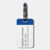 RICK EN MORTY™ | Eerbiediging van uw tandwielen Bagagelabel (Achterkant verticaal)