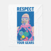 RICK EN MORTY™ | Eerbiediging van uw tandwielen Fleece Deken (Voorkant)