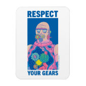 RICK EN MORTY™ | Eerbiediging van uw tandwielen Magneet (Verticaal)