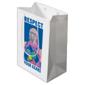 RICK EN MORTY™ | Eerbiediging van uw tandwielen Medium Cadeauzakje (Achterkant Gekanteld)