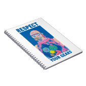 RICK EN MORTY™ | Eerbiediging van uw tandwielen Notitieboek (Rechterzijde)