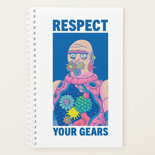 RICK EN MORTY™ | Eerbiediging van uw tandwielen Planner (Voorkant)