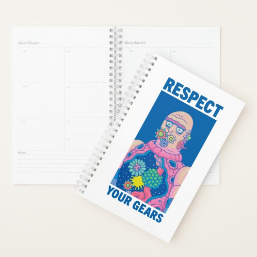 RICK EN MORTY™ | Eerbiediging van uw tandwielen Planner (Display)