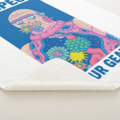 RICK EN MORTY™ | Eerbiediging van uw tandwielen Sherpa Deken (3/4)