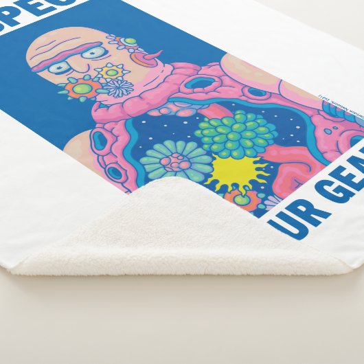 RICK EN MORTY™ | Eerbiediging van uw tandwielen Sherpa Deken (3/4)