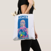 RICK EN MORTY™ | Eerbiediging van uw tandwielen Tote Bag (Dichtbij)