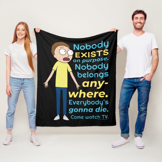 RICK EN MORTY™ | Er bestaat geen enkel doel Fleece Deken (In situ)